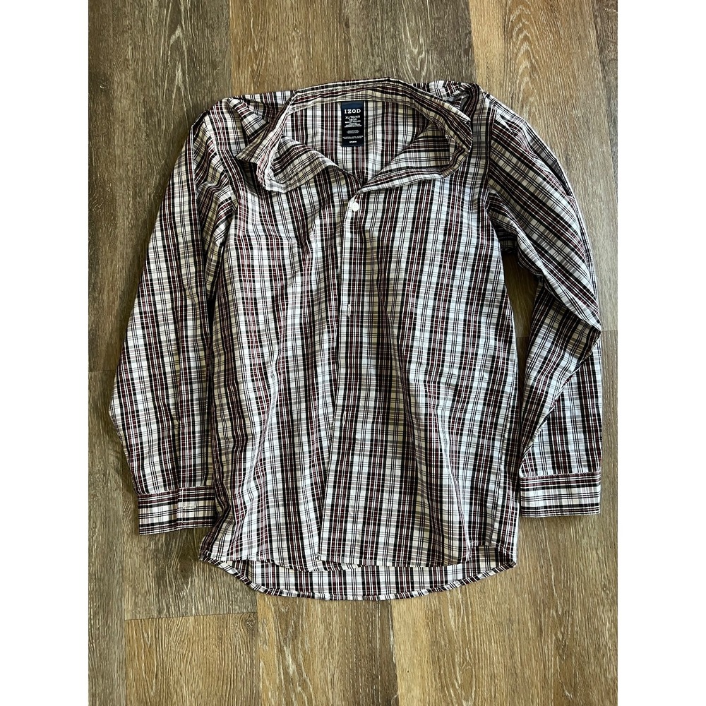 Menz Izod longsleeve shirt size‎ XL 18/20 button up dress flannel